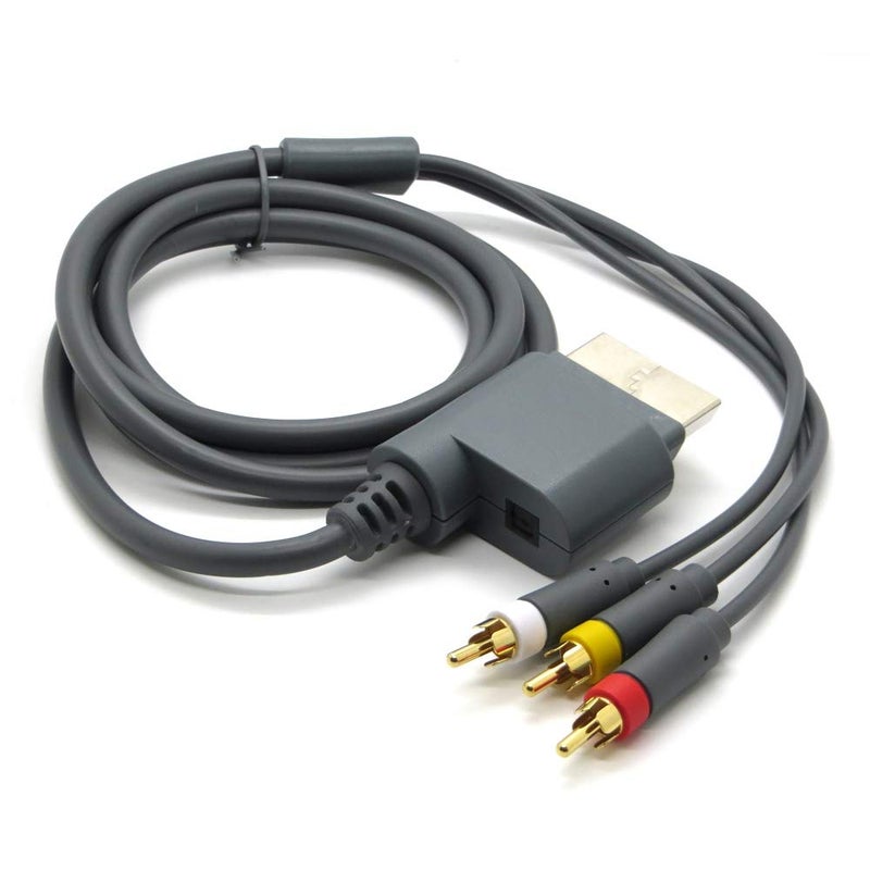 WICAREYO AV Audio Video Optical Cable Cord Compatible for Xbox 360 Console Video Game - Image 1